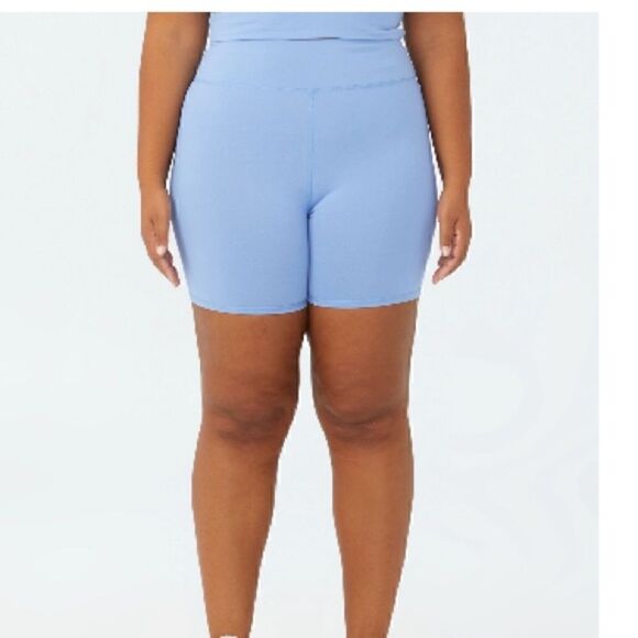 COTTON ON Trendy Plus Size Active Summer Bike Shorts Bike Shorts vivid Blue - Picture 3 of 6